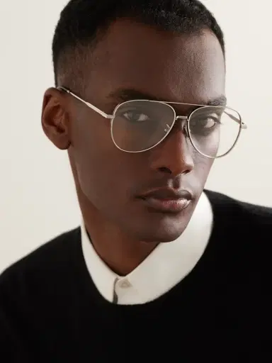 DIOR Eyewear DiorBlackSuitO A2U Aviator-Style Tortoiseshell Acetate-Trimmed Silver-Tone Optical Glasses - Men | Thumbnail 2 DIOR Eyewear DiorBlackSuitO A2U Aviator-Style Tortoiseshell Acetate-Trimmed Silver-Tone Optical Glasses - Men | Thumbnail 2