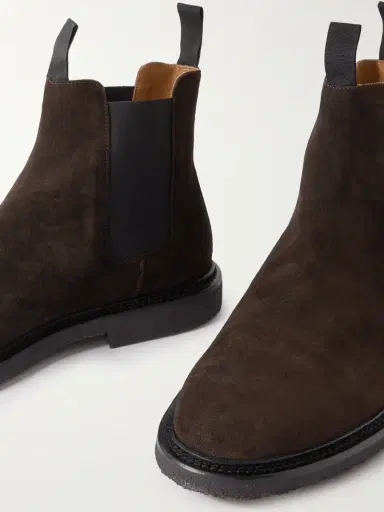 Common Projects Waxed-Suede Chelsea Boots - Men | Thumbnail 6 Common Projects Waxed-Suede Chelsea Boots - Men | Thumbnail 6