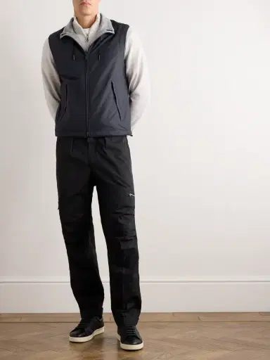 Zegna Reversible Shell and Cashmere-Blend Twill Gilet - Men | Thumbnail 2 Zegna Reversible Shell and Cashmere-Blend Twill Gilet - Men | Thumbnail 2