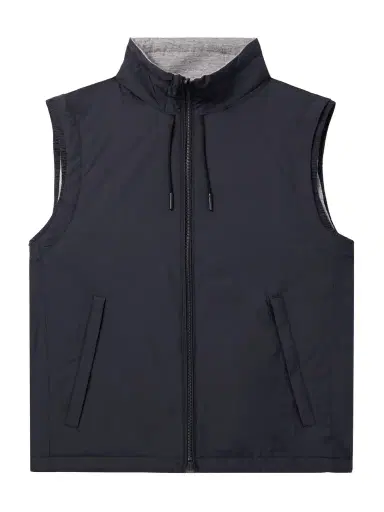 Zegna Reversible Shell and Cashmere-Blend Twill Gilet - Men | Thumbnail 1 Zegna Reversible Shell and Cashmere-Blend Twill Gilet - Men | Thumbnail 1