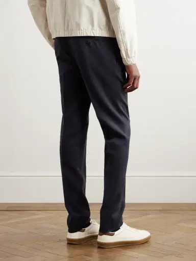 Loro Piana Pantaflat Slim-Fit Straight-Leg Linen-Twill Suit Trousers - Men | Thumbnail 3 Loro Piana Pantaflat Slim-Fit Straight-Leg Linen-Twill Suit Trousers - Men | Thumbnail 3