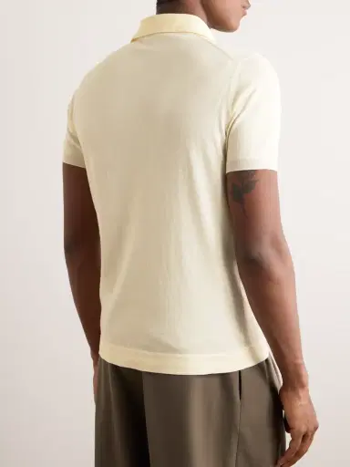 Loro Piana Bay Cotton Polo Shirt - Men | Thumbnail 4 Loro Piana Bay Cotton Polo Shirt - Men | Thumbnail 4