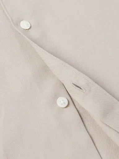 Zegna Cutaway-Collar Cotton and Cashmere-Blend Twill Shirten | Thumbnail 4 Zegna Cutaway-Collar Cotton and Cashmere-Blend Twill Shirten | Thumbnail 4