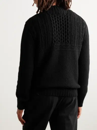 Inis Meáin Máirtín Beag Galánta Merino Wool and Cashmere-Blend Sweater - Men | Thumbnail 3 Inis Meáin Máirtín Beag Galánta Merino Wool and Cashmere-Blend Sweater - Men | Thumbnail 3