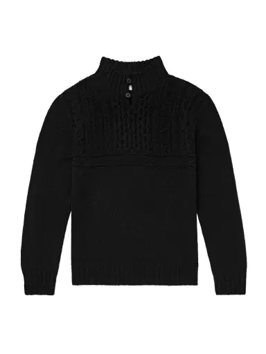 Inis Meáin Máirtín Beag Galánta Merino Wool and Cashmere-Blend Sweater - Men | Thumbnail 1 Inis Meáin Máirtín Beag Galánta Merino Wool and Cashmere-Blend Sweater - Men | Thumbnail 1