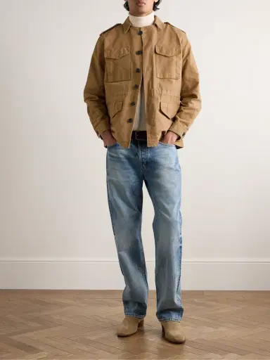 Nili Lotan Charlie Cotton-Blend Canvas Jacket - Men | Thumbnail 2 Nili Lotan Charlie Cotton-Blend Canvas Jacket - Men | Thumbnail 2