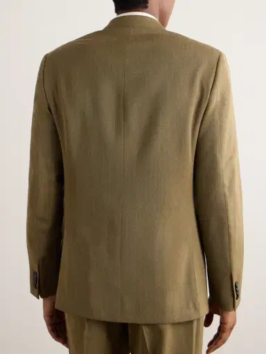Loro Piana Double-Breasted Virgin Wool-Twill Suit Jacket - Men | Thumbnail 3 Loro Piana Double-Breasted Virgin Wool-Twill Suit Jacket - Men | Thumbnail 3