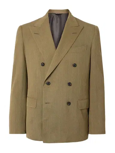 Loro Piana Double-Breasted Virgin Wool-Twill Suit Jacket - Men | Thumbnail 1 Loro Piana Double-Breasted Virgin Wool-Twill Suit Jacket - Men | Thumbnail 1