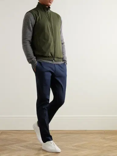 Loro Piana Slim-Fit Reversible Storm System® Shell and Super Wish® Virgin Wool Gilet - Men | Thumbnail 2 Loro Piana Slim-Fit Reversible Storm System® Shell and Super Wish® Virgin Wool Gilet - Men | Thumbnail 2