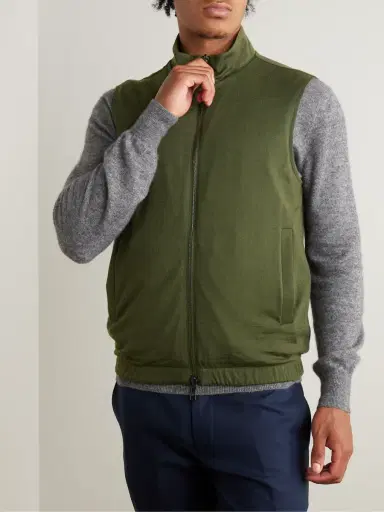 Loro Piana Slim-Fit Reversible Storm System® Shell and Super Wish® Virgin Wool Gilet - Men | Thumbnail 5 Loro Piana Slim-Fit Reversible Storm System® Shell and Super Wish® Virgin Wool Gilet - Men | Thumbnail 5