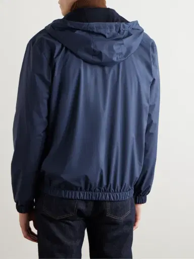 Loro Piana Reversible Storm System® and Cashmere Zip-Up Hooded Jacket - Men | Thumbnail 3 Loro Piana Reversible Storm System® and Cashmere Zip-Up Hooded Jacket - Men | Thumbnail 3