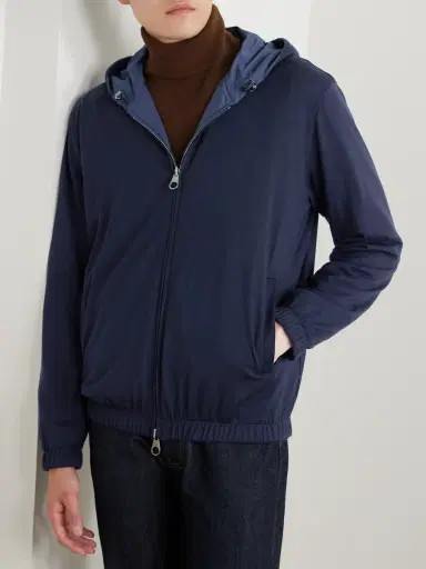Loro Piana Reversible Storm System® and Cashmere Zip-Up Hooded Jacket - Men | Thumbnail 6 Loro Piana Reversible Storm System® and Cashmere Zip-Up Hooded Jacket - Men | Thumbnail 6