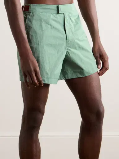 Zegna Straight-Leg Mid-Length Swim Shorts - Men | Thumbnail 2 Zegna Straight-Leg Mid-Length Swim Shorts - Men | Thumbnail 2