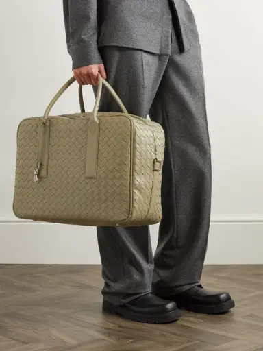 Bottega Veneta Intrecciato Leather Briefcase - Men | Thumbnail 6 Bottega Veneta Intrecciato Leather Briefcase - Men | Thumbnail 6