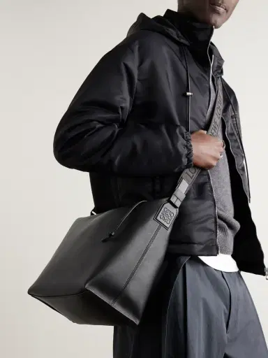 Loewe Cubi Leather Messenger Bag - Men | Thumbnail 6 Loewe Cubi Leather Messenger Bag - Men | Thumbnail 6