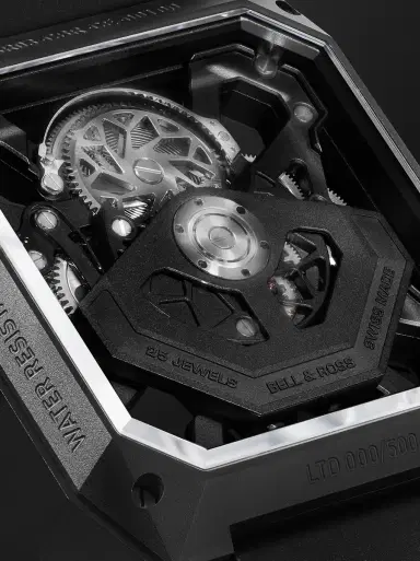 Bell & Ross BR 03 Cyber Limited Edition Automatic 42mm Ceramic and Rubber Watch, Ref. No. BR03-CYBER-CE - Men | Thumbnail 3 Bell & Ross BR 03 Cyber Limited Edition Automatic 42mm Ceramic and Rubber Watch, Ref. No. BR03-CYBER-CE - Men | Thumbnail 3