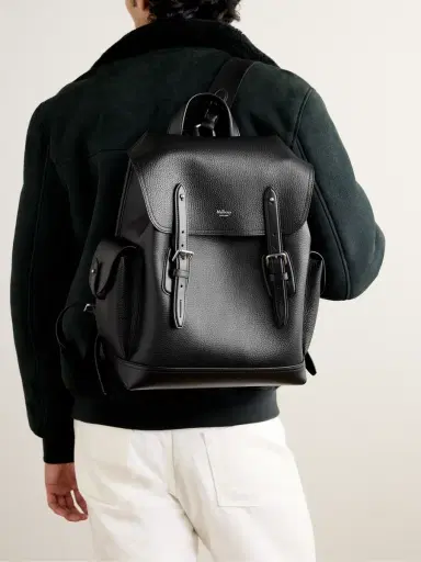 Mulberry Heritage Pebble-Grain Leather Backpack - Men | Thumbnail 2 Mulberry Heritage Pebble-Grain Leather Backpack - Men | Thumbnail 2