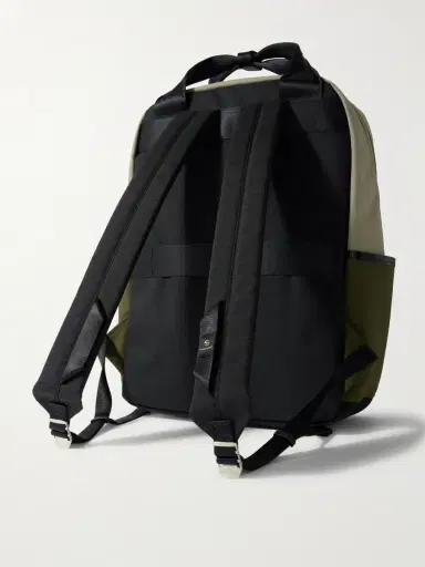 Master-Piece Defend Leather-Trimmed Coated-Canvas Backpack - Men | Thumbnail 3 Master-Piece Defend Leather-Trimmed Coated-Canvas Backpack - Men | Thumbnail 3