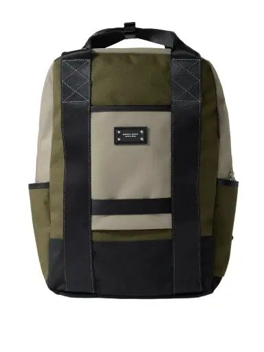 Master-Piece Defend Leather-Trimmed Coated-Canvas Backpack - Men | Thumbnail 1 Master-Piece Defend Leather-Trimmed Coated-Canvas Backpack - Men | Thumbnail 1