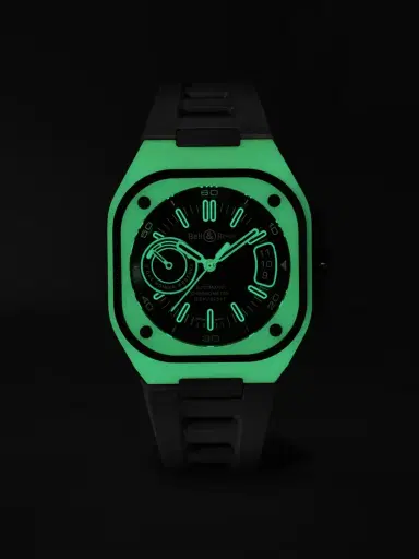 Bell & Ross BR-X5 Limited Edition Automatic Titanium and Fibreglass Watch, Ref. RX5R-LUM_TC/SRB - Men | Thumbnail 2 Bell & Ross BR-X5 Limited Edition Automatic Titanium and Fibreglass Watch, Ref. RX5R-LUM_TC/SRB - Men | Thumbnail 2