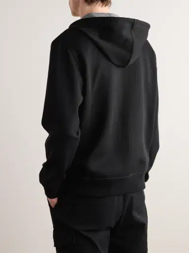 Brunello Cucinelli Cotton-Blend Jersey Zip-Up Hoodie - Men | Thumbnail 3 Brunello Cucinelli Cotton-Blend Jersey Zip-Up Hoodie - Men | Thumbnail 3