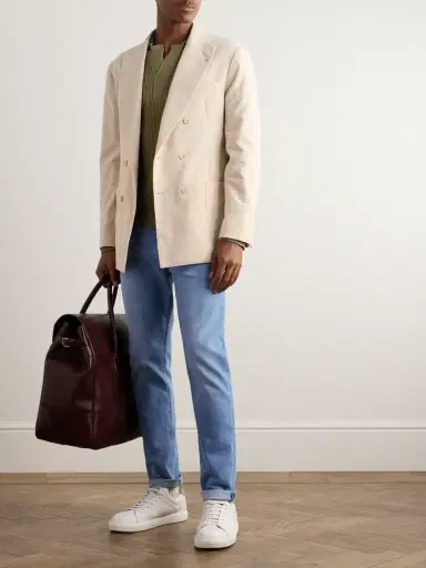 Brunello Cucinelli Iconic Slim-Fit Stretch Jeans - Men | Thumbnail 2 Brunello Cucinelli Iconic Slim-Fit Stretch Jeans - Men | Thumbnail 2
