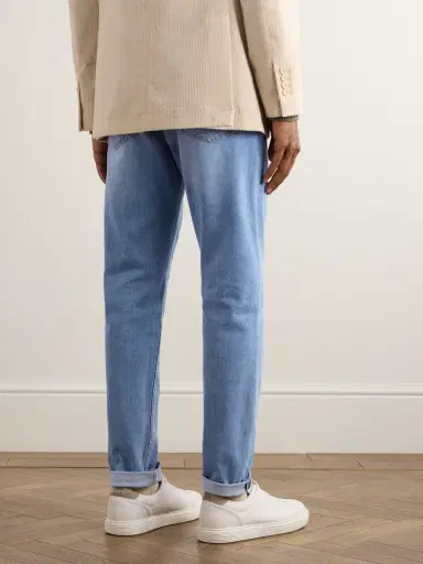 Brunello Cucinelli Iconic Slim-Fit Stretch Jeans - Men | Thumbnail 3 Brunello Cucinelli Iconic Slim-Fit Stretch Jeans - Men | Thumbnail 3