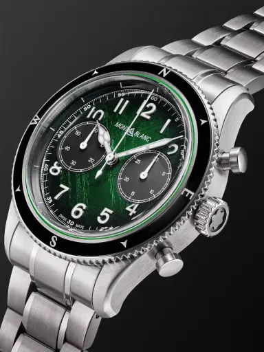 Montblanc 1858 0 Oxygen Automatic Chronograph Stainless Steel Watch, Ref. 133298 - Men | Thumbnail 3 Montblanc 1858 0 Oxygen Automatic Chronograph Stainless Steel Watch, Ref. 133298 - Men | Thumbnail 3