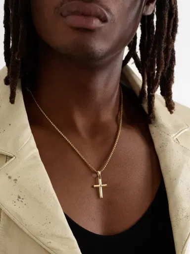 David Yurman Cross 18-Karat Gold Pendant - Men | Thumbnail 2 David Yurman Cross 18-Karat Gold Pendant - Men | Thumbnail 2