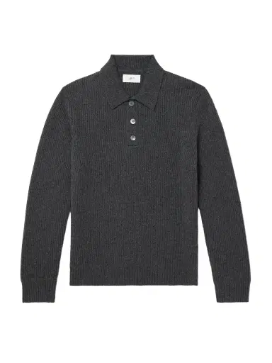 MR P. Ribbed Cashmere Polo Shirt - Men | Thumbnail 1 MR P. Ribbed Cashmere Polo Shirt - Men | Thumbnail 1