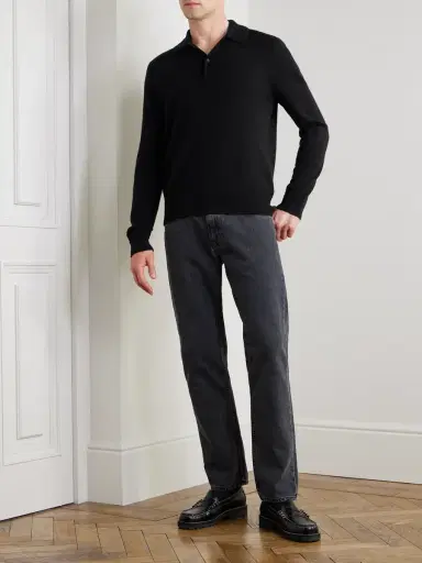 MR P. Cliff Cashmere Polo Shirt - Men | Thumbnail 2 MR P. Cliff Cashmere Polo Shirt - Men | Thumbnail 2