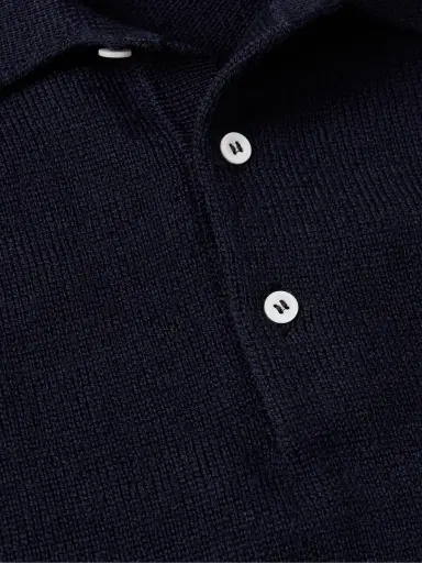 Drake's Merino Wool Polo Shirt - Men | Thumbnail 5 Drake's Merino Wool Polo Shirt - Men | Thumbnail 5