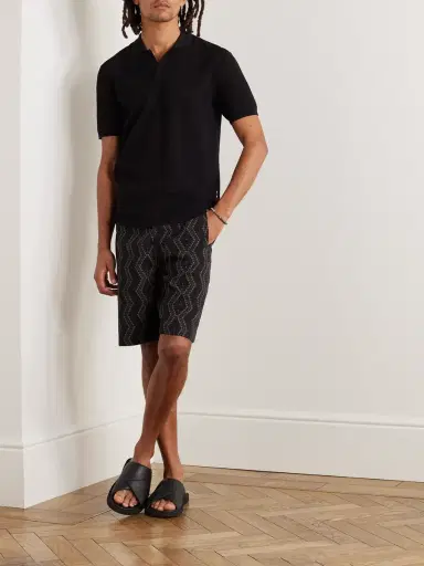 Orlebar Brown Roddy Waffle-Knit Polo Shirt - Men | Thumbnail 2 Orlebar Brown Roddy Waffle-Knit Polo Shirt - Men | Thumbnail 2