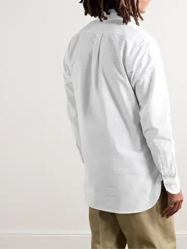 Drake's Slim-Fit Button-Down Collar Cotton Oxford Shirt - Men | Thumbnail 4 Drake's Slim-Fit Button-Down Collar Cotton Oxford Shirt - Men | Thumbnail 4