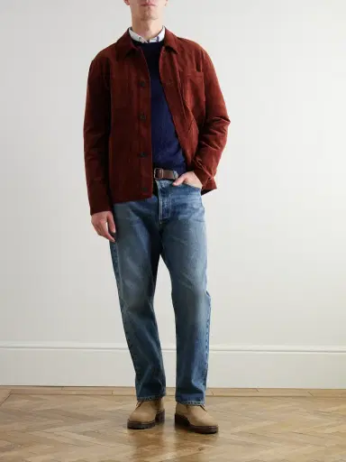 Drake's Brushed Shetland Wool Sweater - Men | Thumbnail 2 Drake's Brushed Shetland Wool Sweater - Men | Thumbnail 2