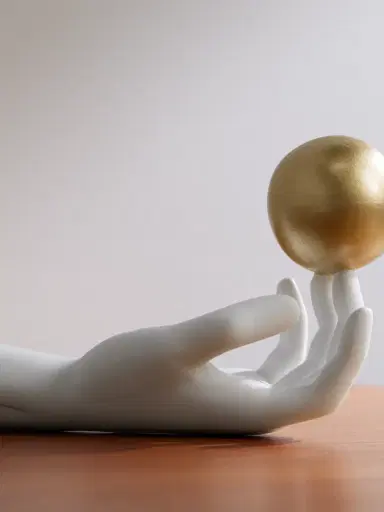 L'Objet Atlas Gold-Plated Porcelain Incense Burner - Men | Thumbnail 3 L'Objet Atlas Gold-Plated Porcelain Incense Burner - Men | Thumbnail 3