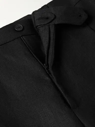 Saman Amel Amo Wide-Leg Pleated Linen Trousers - Men | Thumbnail 5 Saman Amel Amo Wide-Leg Pleated Linen Trousers - Men | Thumbnail 5