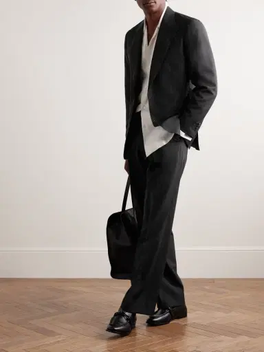 Saman Amel Slim-Fit Wool, Mohair and Linen-Blend Suit Jacket - Men | Thumbnail 2 Saman Amel Slim-Fit Wool, Mohair and Linen-Blend Suit Jacket - Men | Thumbnail 2