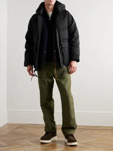 FrizmWORKS Karakoram Quilted Cotton-Blend Hooded Down Jacket - Men | Thumbnail 2 FrizmWORKS Karakoram Quilted Cotton-Blend Hooded Down Jacket - Men | Thumbnail 2