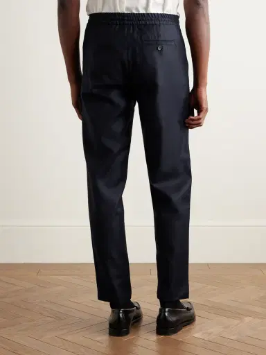 MR P. James Slim-Fit Wool-Flannel Drawstring Suit Trousers - Men | Thumbnail 4 MR P. James Slim-Fit Wool-Flannel Drawstring Suit Trousers - Men | Thumbnail 4