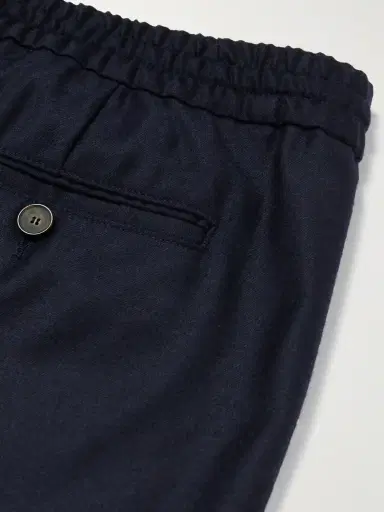 MR P. James Slim-Fit Wool-Flannel Drawstring Suit Trousers - Men | Thumbnail 5 MR P. James Slim-Fit Wool-Flannel Drawstring Suit Trousers - Men | Thumbnail 5