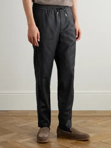 MR P. James Slim-Fit Wool-Flannel Drawstring Suit Trousers - Men | Thumbnail 3 MR P. James Slim-Fit Wool-Flannel Drawstring Suit Trousers - Men | Thumbnail 3