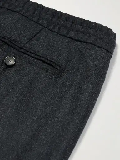 MR P. James Slim-Fit Wool-Flannel Drawstring Suit Trousers - Men | Thumbnail 5 MR P. James Slim-Fit Wool-Flannel Drawstring Suit Trousers - Men | Thumbnail 5