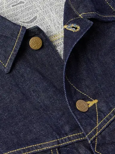 KAPITAL Crochet-Trimmed Denim Jacket - Men | Thumbnail 4 KAPITAL Crochet-Trimmed Denim Jacket - Men | Thumbnail 4