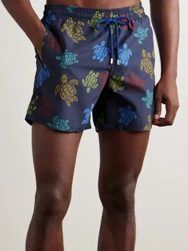 Vilebrequin Moorea traight-Leg Mid-Length ECONYL® wim horts - Men | Thumbnail 2 Vilebrequin Moorea traight-Leg Mid-Length ECONYL® wim horts - Men | Thumbnail 2