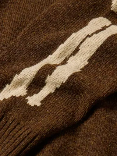 KAPITAL Oversized Intarsia Wool Sweater - Men | Thumbnail 4 KAPITAL Oversized Intarsia Wool Sweater - Men | Thumbnail 4