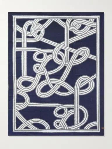 Ralph Lauren Home Berken Merino Wool And Cashmere-blend Jacquard Blanket | Thumbnail 3 Ralph Lauren Home Berken Merino Wool And Cashmere-blend Jacquard Blanket | Thumbnail 3