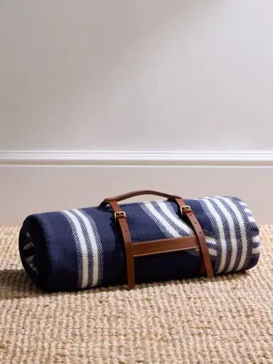 Ralph Lauren Home Berken Merino Wool And Cashmere-blend Jacquard Blanket | Thumbnail 1 Ralph Lauren Home Berken Merino Wool And Cashmere-blend Jacquard Blanket | Thumbnail 1