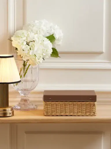 Ralph Lauren Home Bailey Small Wicker And Embossed Leather Box | Thumbnail 2 Ralph Lauren Home Bailey Small Wicker And Embossed Leather Box | Thumbnail 2