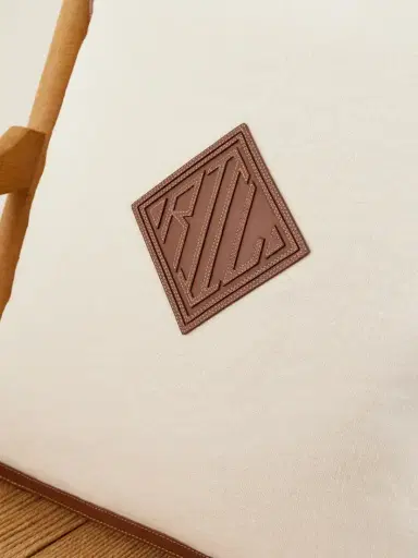 Ralph Lauren Home Moore Leather-trimmed Linen Cushion | Thumbnail 3 Ralph Lauren Home Moore Leather-trimmed Linen Cushion | Thumbnail 3